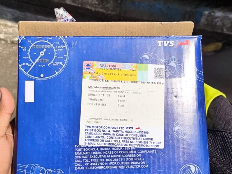 TVS CHAIN KIT RTR160 4V BS6 (NF321280)