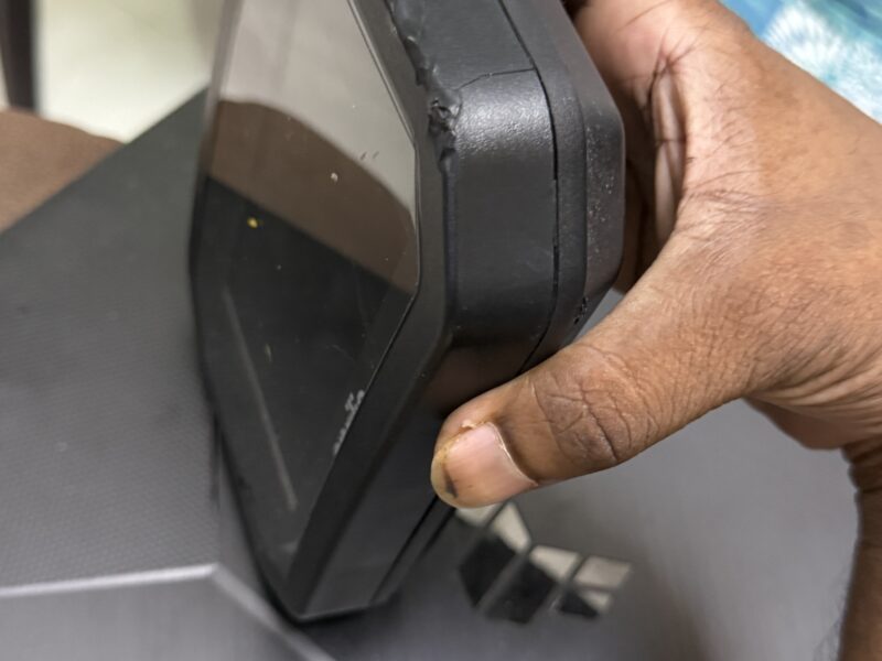 Rs457 Aprilia fairing ,instrument cluster and tvs euro grip front tyre rs457