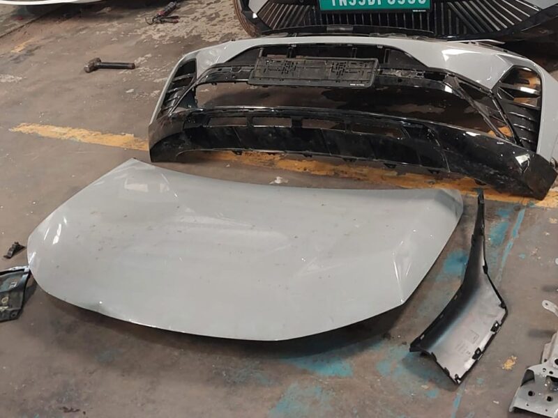 Car Bumper and Car bonnet