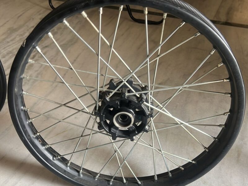 Himalayan 411CC Front Rim and Hub Assy