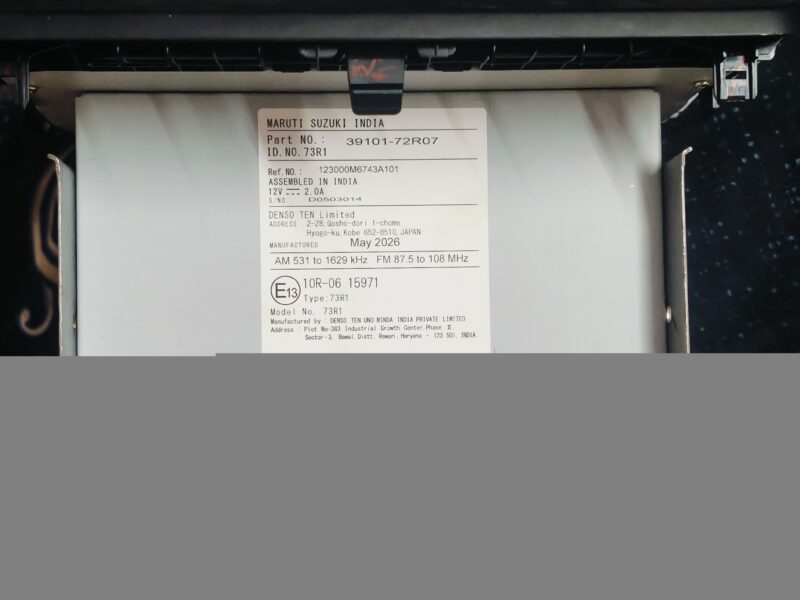 Ertiga vxi music system