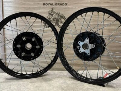 Gt 650 spoke wheels front and rear with rim installed