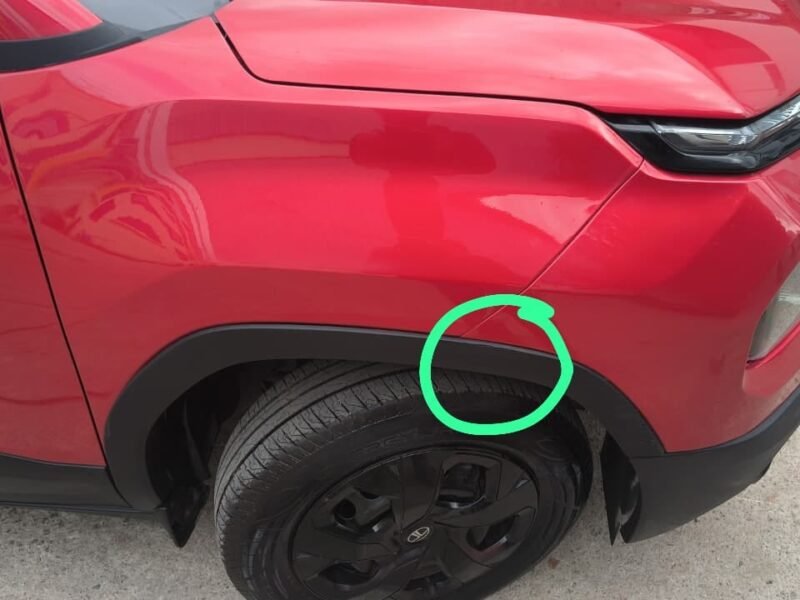 Tata punch 2025 front bumper & fender cladding