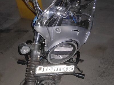 Clear Windshield carbon racing for honda hness