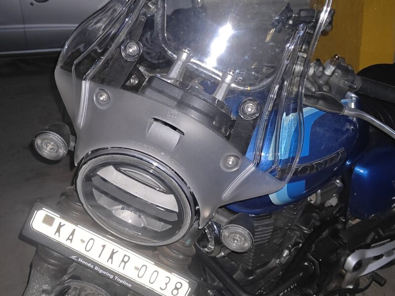 Clear Windshield carbon racing for honda hness
