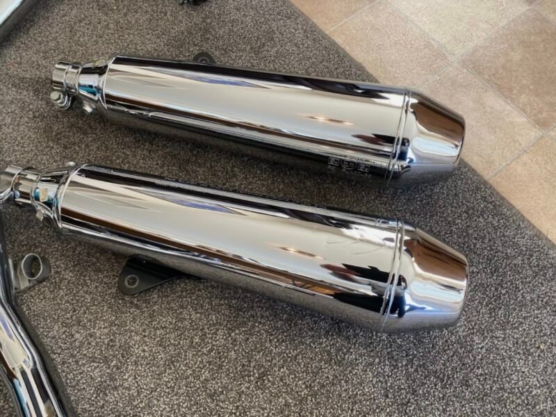 Gt continental 650 original exhaust brand new
