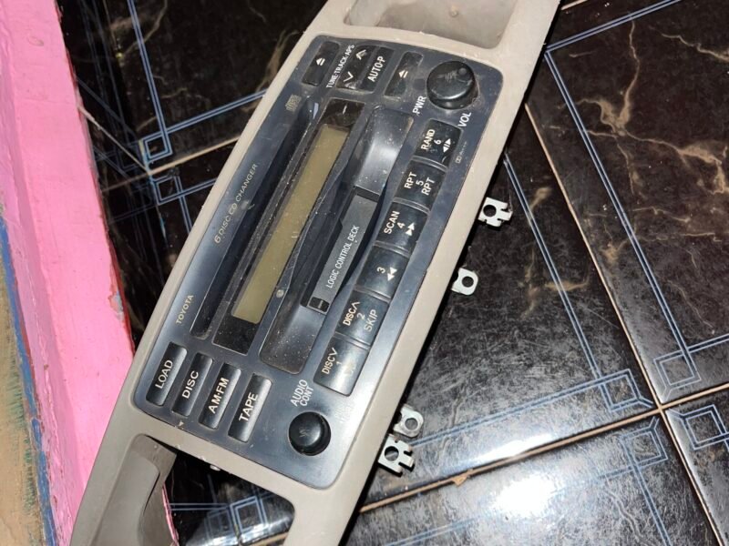 Toyota OEM Factory Stereo & Dash Trim (Radio / Cassette / 6-Disc CD Changer)