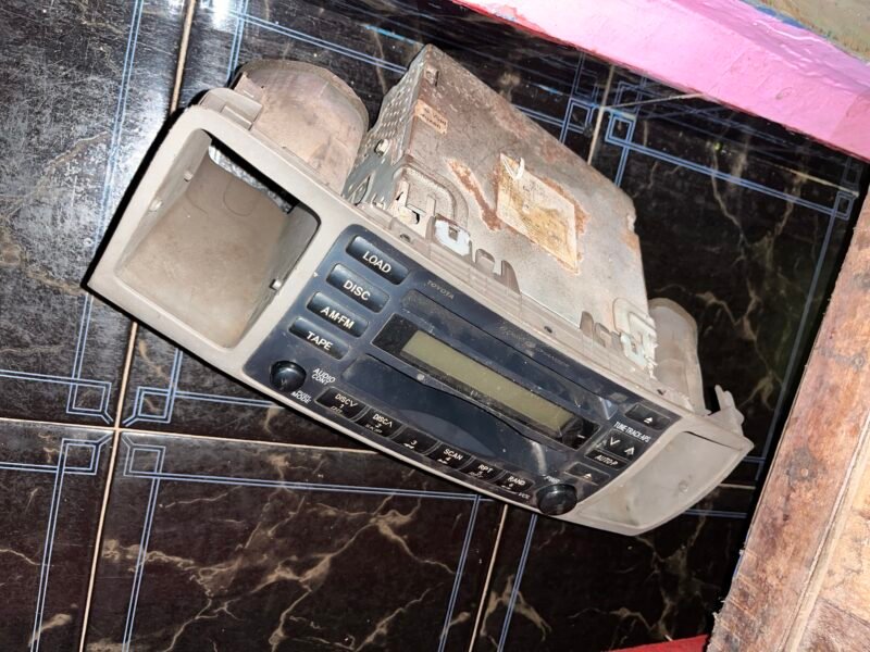Toyota OEM Factory Stereo & Dash Trim (Radio / Cassette / 6-Disc CD Changer)